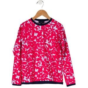 Oscar De La Renta Girls' Kids Printed Rashguard Top Age 10 Floral Swim Surf